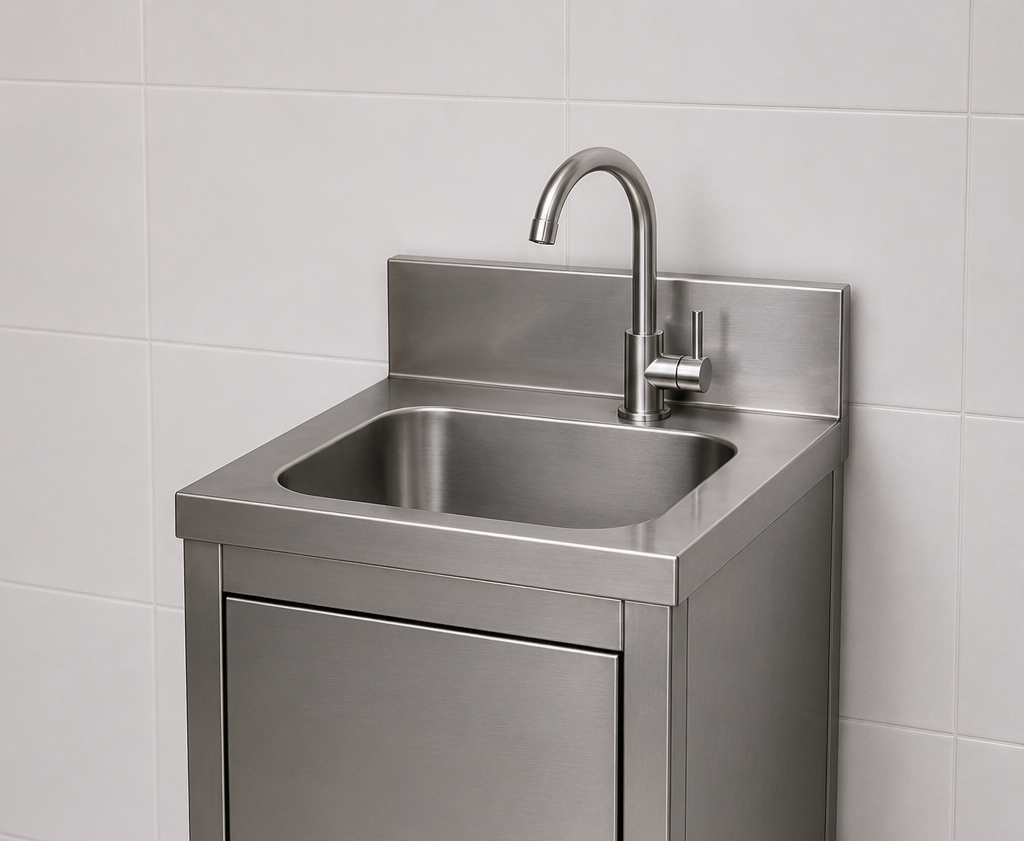 Einzelbecken-Handwaschbecken freistehend